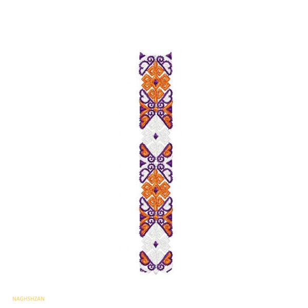 گلدوزی یقه مانتو