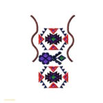 فایل نقش یقه ترکمنی