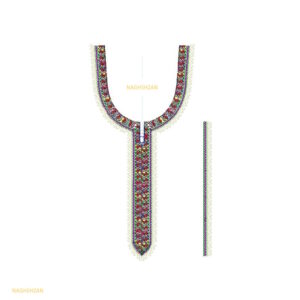 فایل یقه طرح کرد نقش